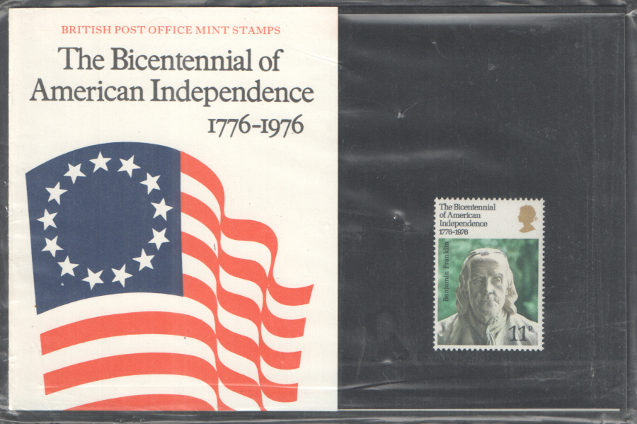 (image for) 1976 American Independence Royal Mail Presentation Pack 80